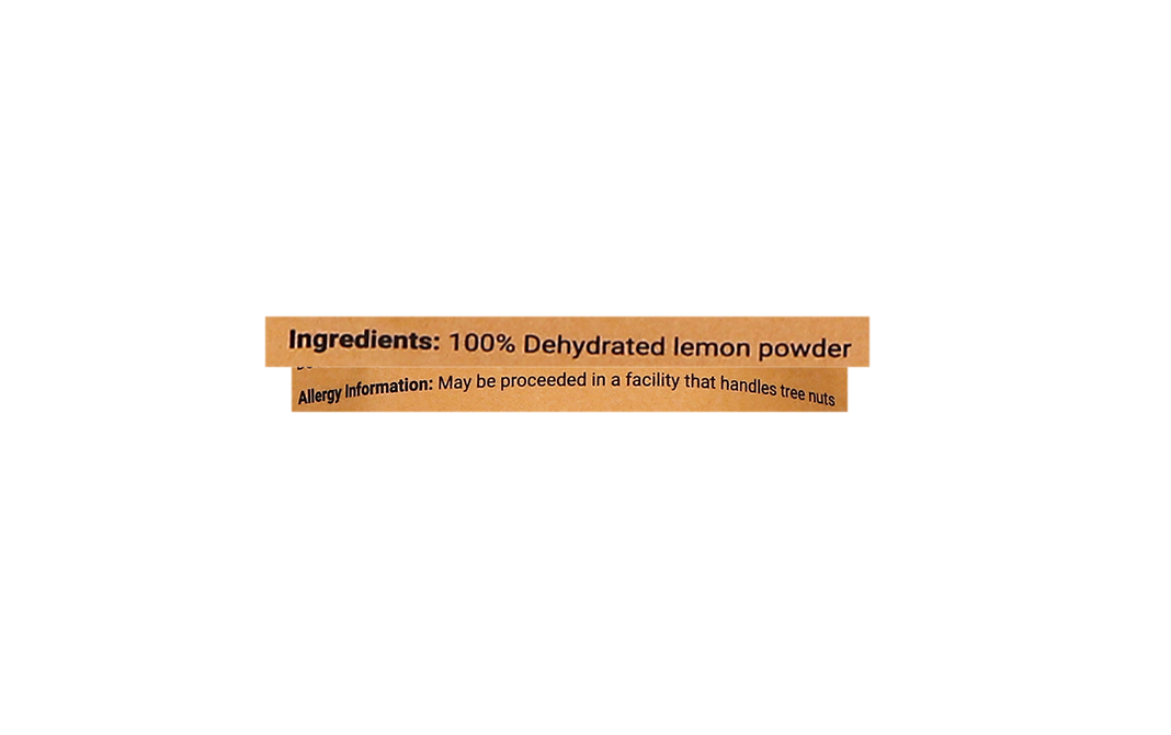Zilli's Lemon Powder    Pack  250 grams